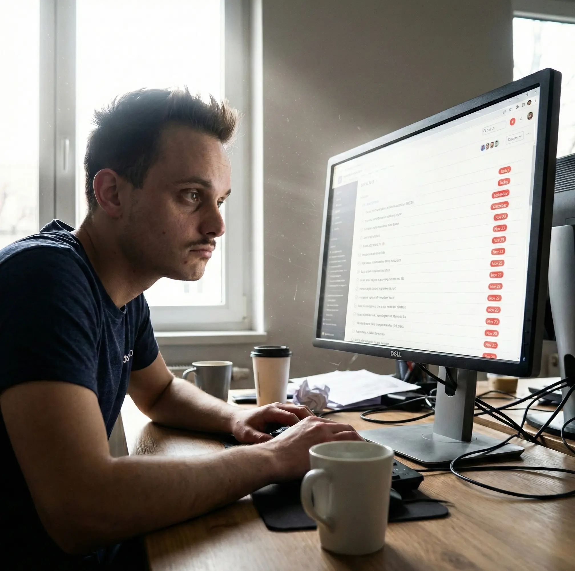 Obraz problemu - Chaos w biurze